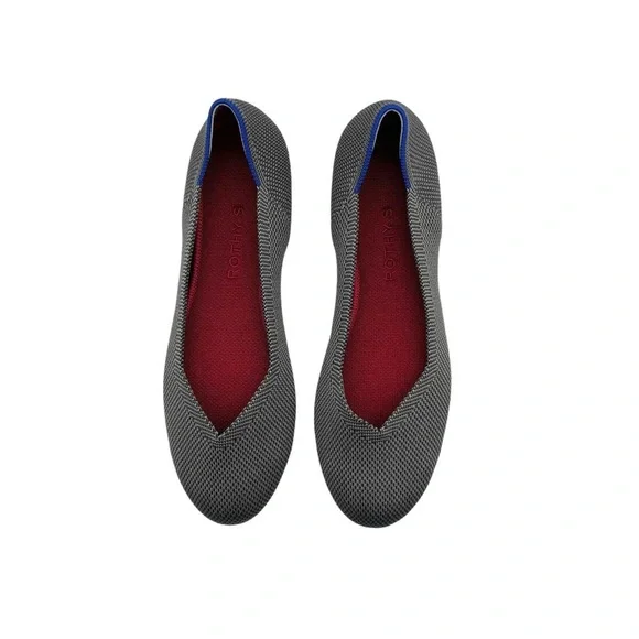 Rothy's grey classic ballet flats - Picture 3 of 6
